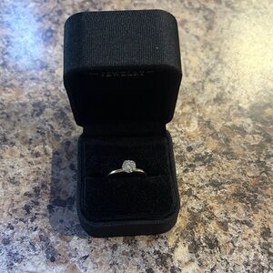 1/2 carat diamond solitaire ring.